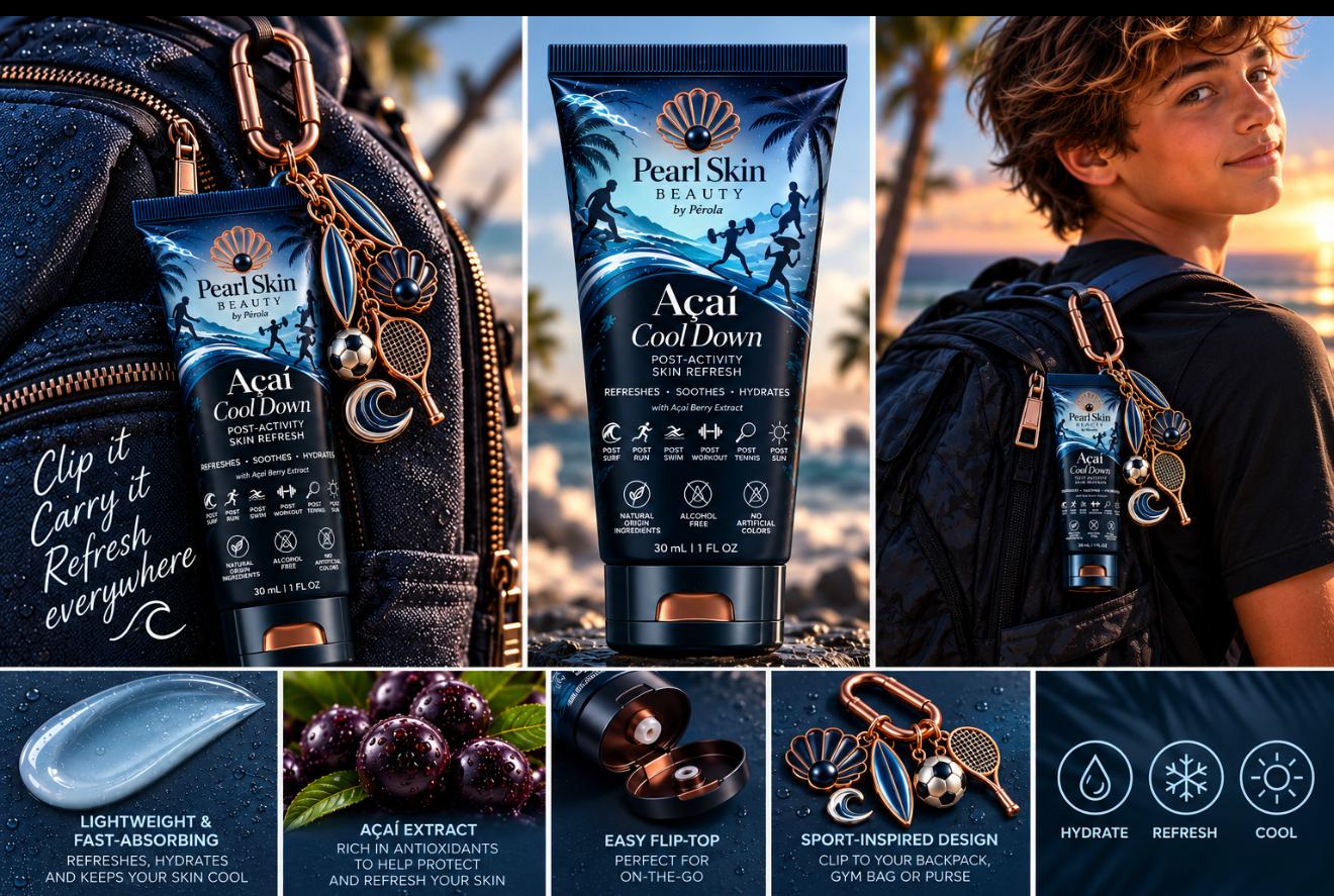 Açaí Cool Down Midnight Copper campaign